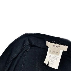 HELMUT LANG | XS / SP | Modal Nylon Open Asymmetrical Jersey Cardigan Sweater